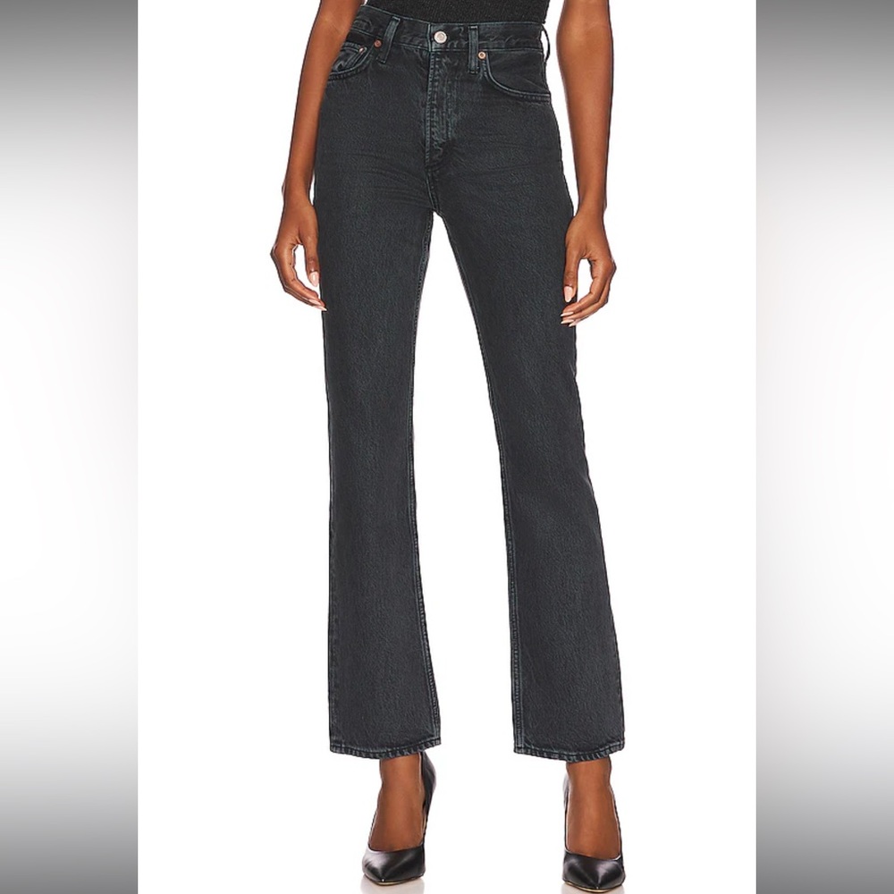 Nwt size 24 Agolde jeans High Rise Vintage Boot in Percolate